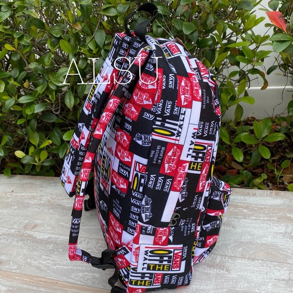 VANS Old Skool ||| Backpack Print Black Red - Picture 6 of 8